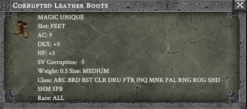 CORRUPTED LEATHER BOOTS item card